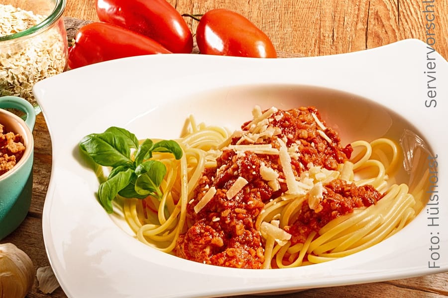 Spaghetti mit Rinderbolognese mit Gerstoni von Hülshorst